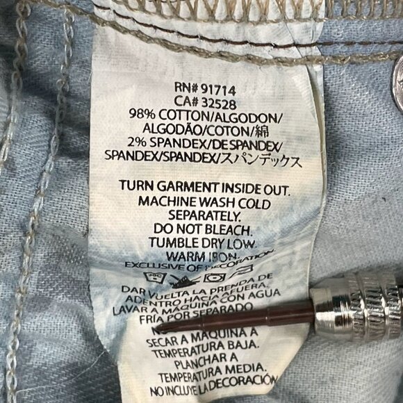 Armani Exchange Jeans Mens 34x34 Distressed Straight Leg Denim - Picture 8 of 11